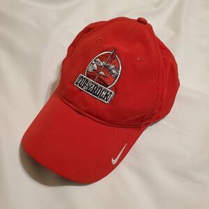 NIKE GOLF Top of the Rock red black white Adjustable strap baseball hat